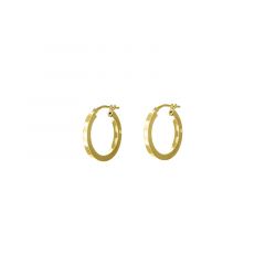 MY iMenso Creoli earring 15mm (925/1Mgold-plated)