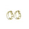 MY iMenso Creoli earring 19mm (925/1Mgold-plated)