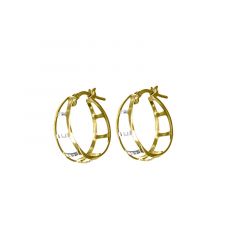 MY iMenso Creoli earring 19mm (925/1Mgold-plated)