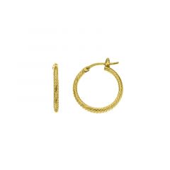 MY iMenso Creoli earring 19mm (925/1Mgold-plated)