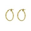 MY iMenso Creoli earring 19mm (925/1Mgold-plated)