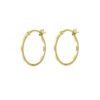 MY iMenso Creoli earring 19mm (925/1Mgold-plated)