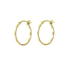 MY iMenso Creoli earring 19mm (925/1Mgold-plated)