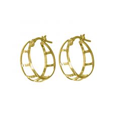 MY iMenso Creoli earring 19mm (925/1Mgold-plated)
