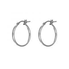 MY iMenso Creoli earring 19mm (925/rhod-plated)