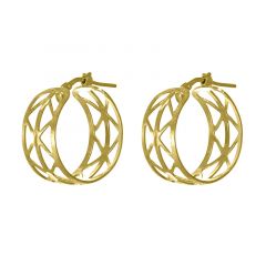 MY iMenso Creoli earring 21mm (925/1Mgold-plated)