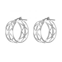 MY iMenso Creoli earring 21mm (925/rhod-plated)