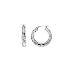 MY iMenso Creoli earring 22mm (925/rhod-plated)