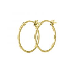 MY iMenso Creoli earring 23mm (925/1Mgold-plated)