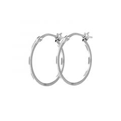 MY iMenso Creoli earring 23mm (925/rhod-plated)