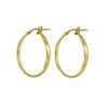 MY iMenso Creoli earring 24mm (925/1Mgold-plated)