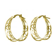 MY iMenso Creoli earring 25mm (925/1Mgold-plated)