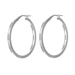 MY iMenso Creoli earring 36mm (925/rhod-plated)