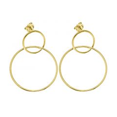 MY iMenso Creoli earring 41mm (925/1Mgold-plated)
