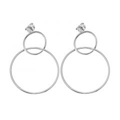MY iMenso Creoli earring 41mm (925/rhod-plated)