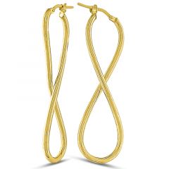 MY iMenso Creoli oorringen "Infinito 50mm" (925/1Mgold-plated)