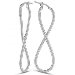 MY iMenso Creoli oorringen "Infinito 50mm" (925/rhod-plated)