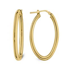 MY iMenso Creoli oorring "Ovale" 40mm (925/1Mgold-plated)
