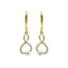 MY iMenso Eterno "4,5mm FWP Voltarse" 30mm earring (925/0,5Mgold-plated)