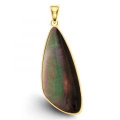 MY iMenso Eterno "Michelina black MOP" pendant (925/0,5Mgold-plated)