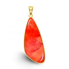 MY iMenso Eterno "Michelina coral" pendant (925/0,5Mgold-plated)