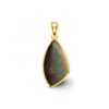 MY iMenso Eterno "Michelina Small black MOP" pendant (925/0,5Mgold-plated)