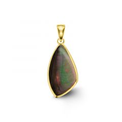 MY iMenso Eterno "Michelina Small black MOP" pendant (925/0,5Mgold-plated)