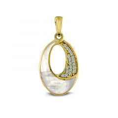 MY iMenso Eterno "Ovando MOP " pendant (925/0,5Mgold-plated)