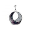 MY iMenso Eterno "Rovando dark MOP " pendant (925/rhod-plated)