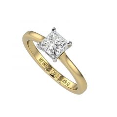 MY iMenso GOLD Princes 1,00ct 14k gold & lab grown diamond)