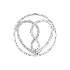 MY iMenso "infinite love" insignia 33mm (925/rhod-plated)