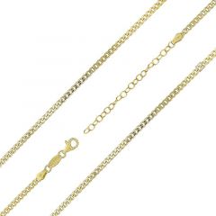 MY iMenso necklace "grumetta 1,7" (925/1Mgold-plated) 42+7cm