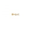 MY iMenso ODM "1 ear piercing 2 Heart CZ 4mm" earstud (925/0.5M-plated)