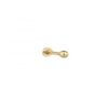 MY iMenso ODM "1 ear piercing Dot 3,5mm" earstud (925/0,5Mgold-plated)