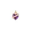MY iMenso ODM "Amethyst Heart & Ribbon 16mm" (925/0,5Mgold-plated)