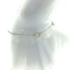 MY iMenso ODM "Anchor Double Cuore CZ" bracelet (925/gold-rhod-plated) 16,5+3cm