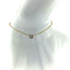 MY iMenso ODM "Anchor Rozet" bracelet (925/0,5Mgold-plated) 16,5+4