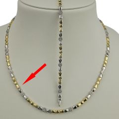 MY iMenso ODM "Annalina" necklace (925/rhodium/0,5Mgold-plated)