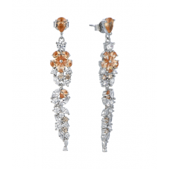 MY iMenso ODM "Atessa Champagne" earrings  (925/rhod-plated)
