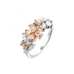 MY iMenso ODM "Atessa Champagne" ring  (925/rhod-plated) (choose your size)