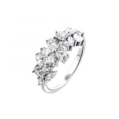 MY iMenso ODM "Atessa Crystal" ring  (925/rhod-plated) (choose your size)