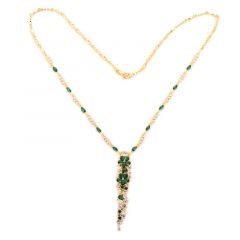 MY iMenso ODM "Atessa Emerald" necklace 50mm  (925/0,5Mgold-plated)