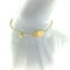 MY iMenso ODM "baby Paperclip Engraving plate & heart" bracelet (925/0,5Mgold-plated) 13+3cm