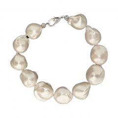 MY iMenso ODM "Baroque FWP 13*16mm" bracelet (925/rhod-plated) 23cm