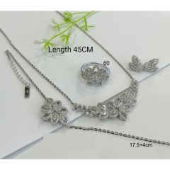MY iMenso ODM Bridgerstone  "Edda" set (925/rhod-plated) (Bridal)