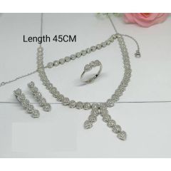 MY iMenso ODM Bridgerstone  "Tassia" set (925/rhod-plated) (Bridal)