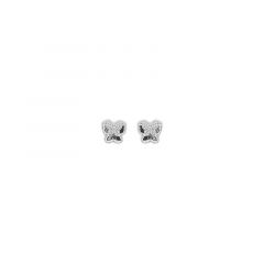 MY iMenso ODM "Butterfly CZ 6,5mm" earstuds (925/rhod-plated)