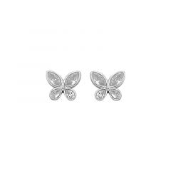 MY iMenso ODM "Butterfly CZ 8mm" earstuds (925/rhod-plated)
