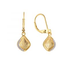 MY iMenso ODM "Cocco CZ 15mm" earstuds (925/0,5Mgold-plated)
