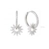 MY iMenso ODM "Creal star" earrings  (925/rhod-plated)